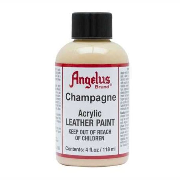 MOLLIES New Zealand / ANGELUS Acrylic Shimmer Leather Paint Champagne 118ml