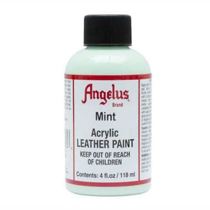 MOLLIES New Zealand / ANGELUS Acrylic Leather Paint Mint 118ml