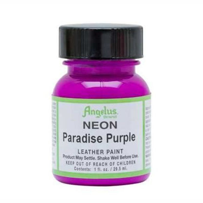 MOLLIES New Zealand / ANGELUS Acrylic Leather Paint Paradise Purple Neon 29ml