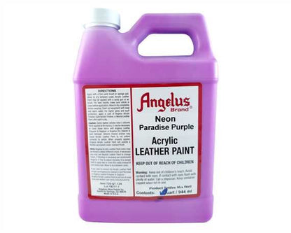 MOLLIES New Zealand / ANGELUS Acrylic Leather Paint Paradise Purple Neon 946ml