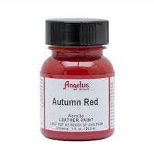 MOLLIES New Zealand / ANGELUS Acrylic Leather Paint Autumn Red 29ml