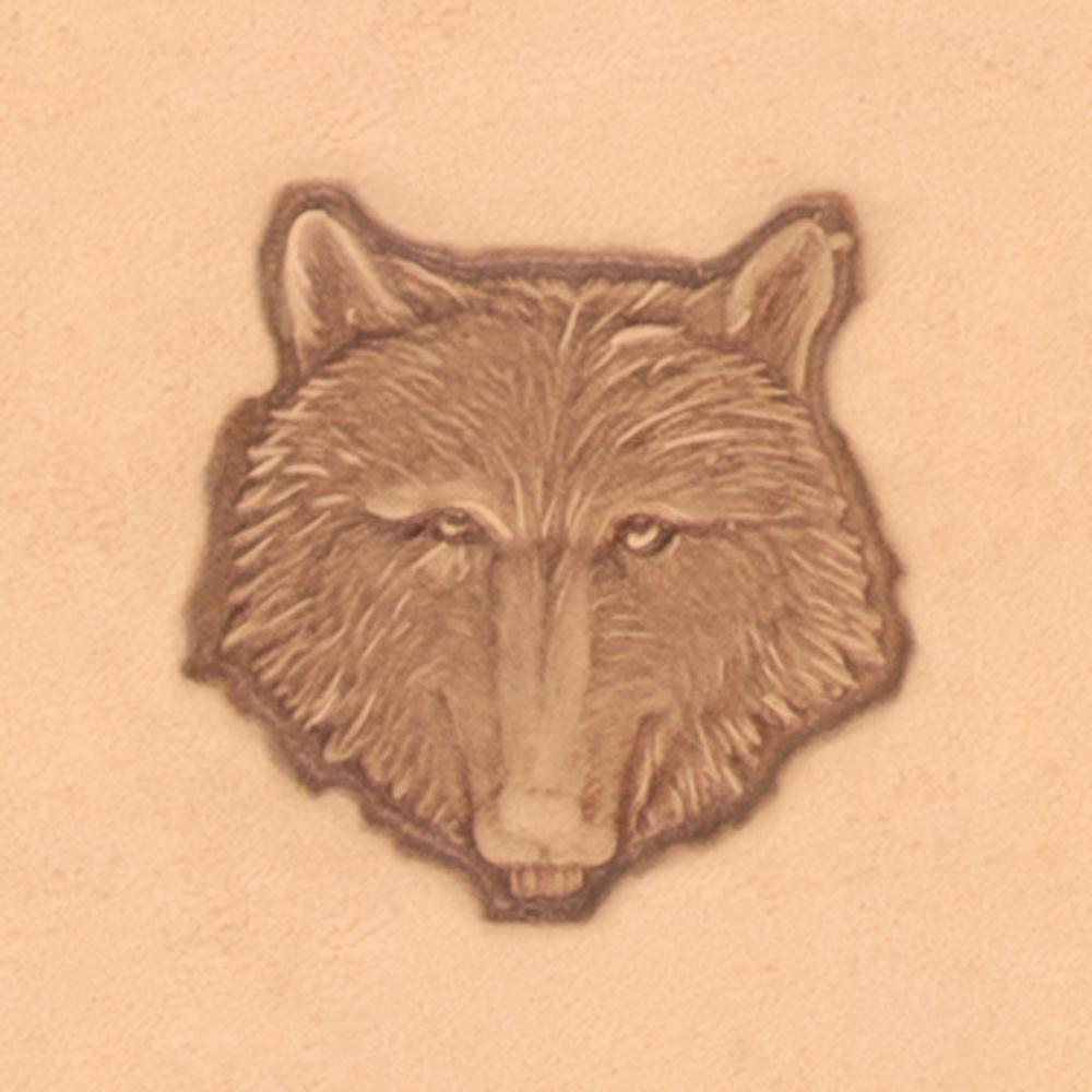 MOLLIES New Zealand / IVAN Wolf Head 3D Stamp