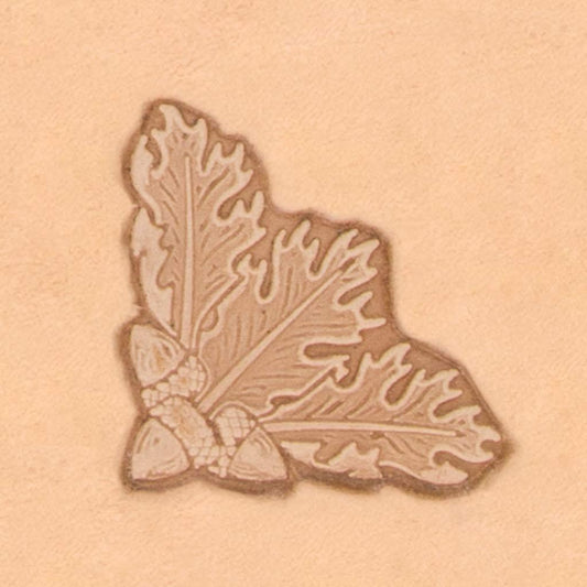 MOLLIES New Zealand / IVAN Oak Leaf Corner 3D Stamp