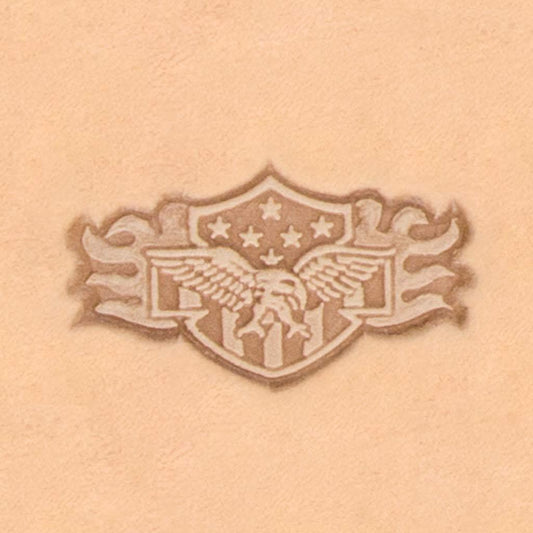 MOLLIES New Zealand / IVAN Fire Eagle Shield 3D Stamp