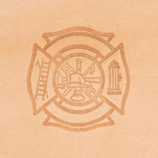 MOLLIES New Zealand / IVAN Fire Department Badge 2D Stamp