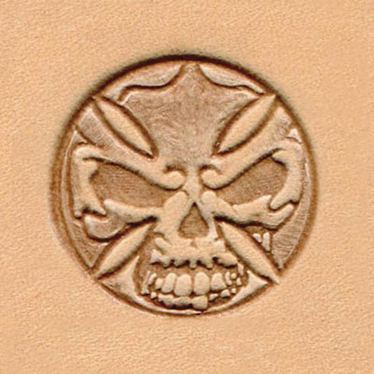 MOLLIES New Zealand / IVAN Skull Shield 3D Stamp