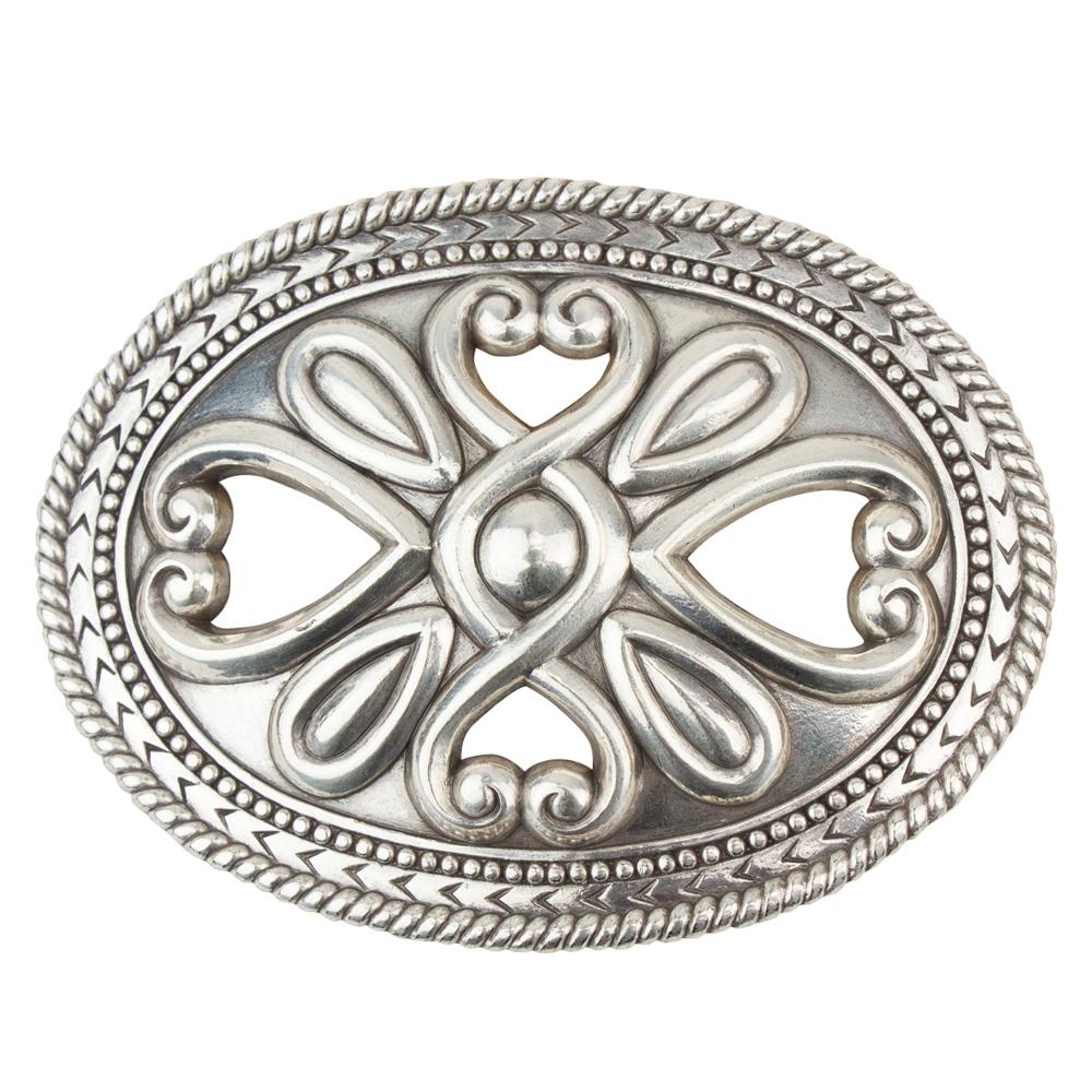 MOLLIES New Zealand / IVAN Oval Filigree Trophy Buckle