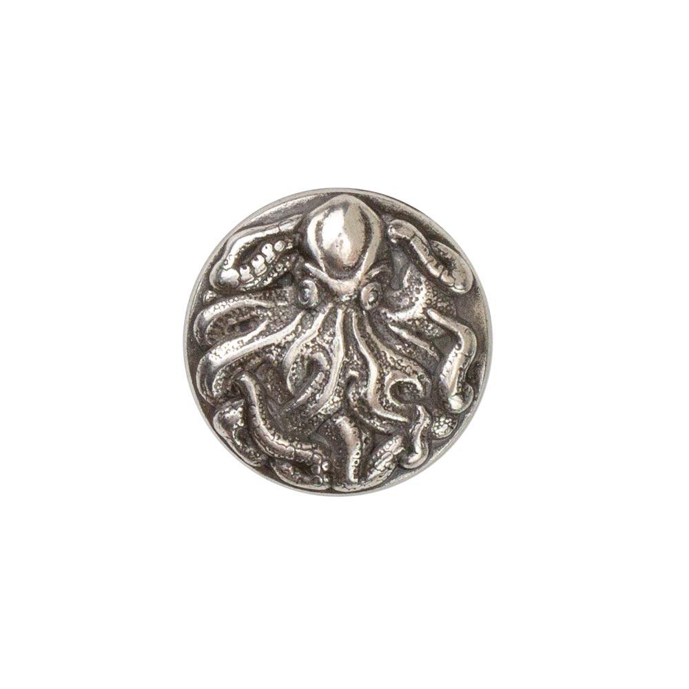 MOLLIES New Zealand / IVAN Octopus Concho 28mm (1-1 8") Antique Silver