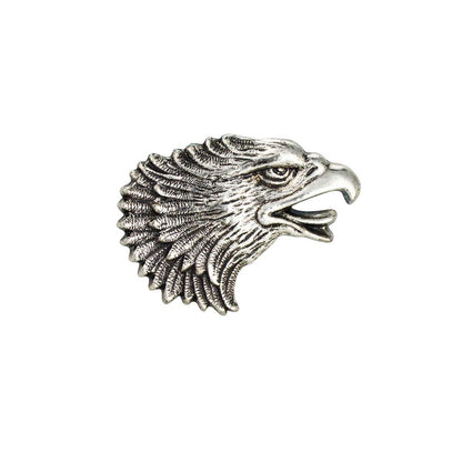 MOLLIES New Zealand / IVAN Eagle Head Concho Right 26mm (1") Antique Silver