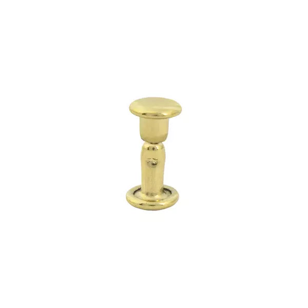 MOLLIES New Zealand / IVAN Double Cap Rivets Brass Plated 4.5*4.5mm 100 Pack