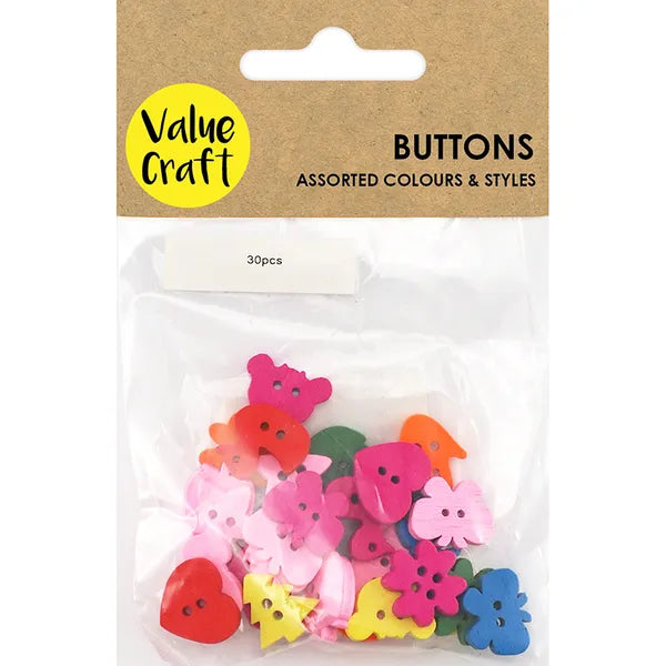 MOLLIES New Zealand / VALUE CRAFT Button 2-Hole Kids