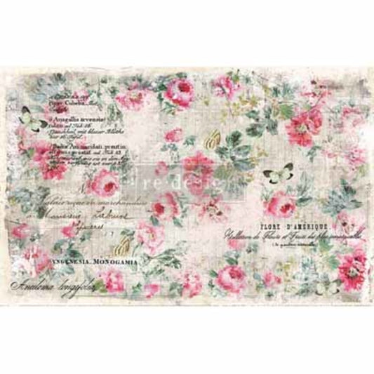 MOLLIES New Zealand / REDESIGN Rice Paper Floral Wallpaper 48 x 76cm