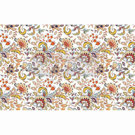 MOLLIES New Zealand / REDESIGN MULBERRY Tangerine Spring 48x76cm